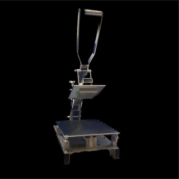 A Placenta Press that is sitting on top of a black background.