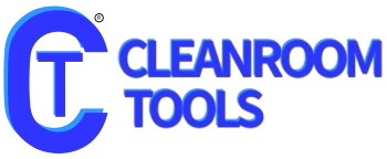 The logo for cleanroom tools.