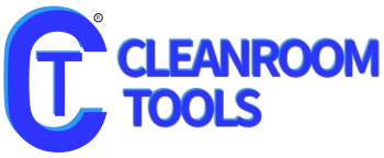 The logo for cleanroom tools.